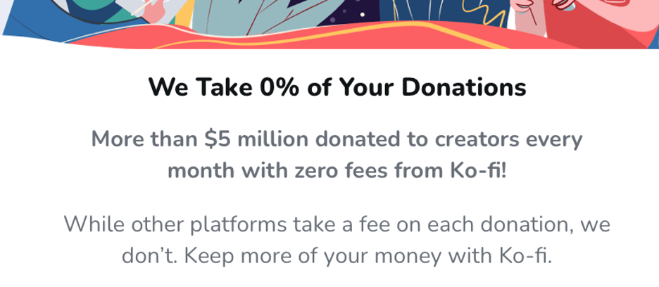 Ko-fi Payment Fees