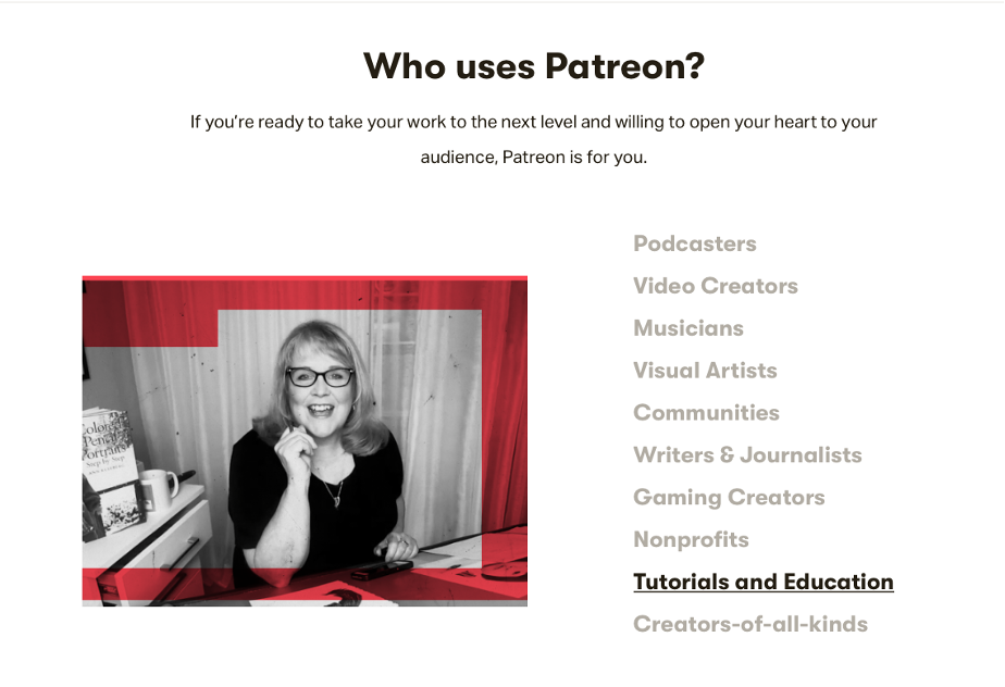 Who uses Patreon