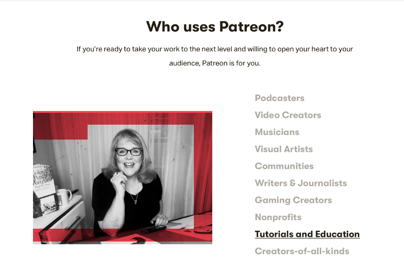 What type of creators use Patreon